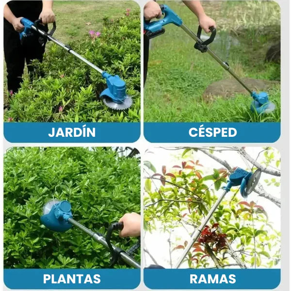 Guadaña Inalambrica [ULTRA POTENTE] + [2 BATERÍAS RECARGABLES]