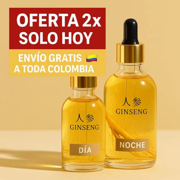 COMPRA 1 Y LLÉVATE 2 Ginseng™ Serum Reafirmante Rejuvenecedor